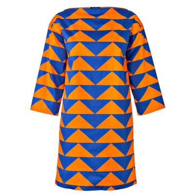 Střih Burda 5925, návod k šití: rovné šaty s lodičkovým výstřihem