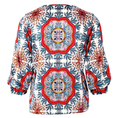 Střih Burda 5924, návod k šití: halenka, tunika s páskem