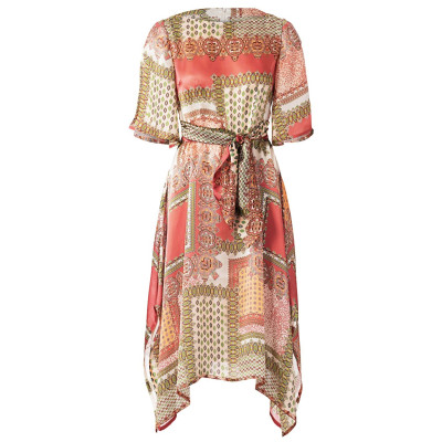 Střih Burda 5903, návod k šití: šaty s rozšířenou sukní