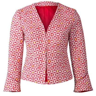 Střih Burda 5897, návod k šití: sako