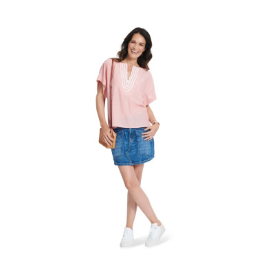 Střih Burda 5894, návod k šití: volné šaty, kaftan, tunika