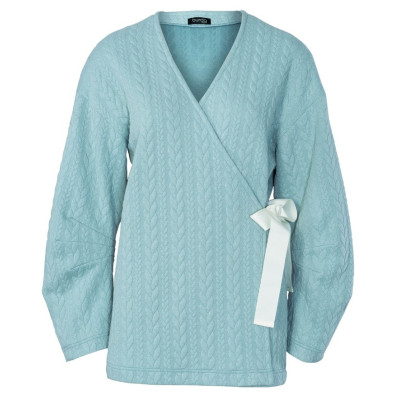 Střih Burda 5892, návod k šití: zavinovací sako