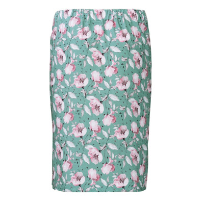 Střih Burda 5888, návod k šití: zavinovací sukně s gumou v pase