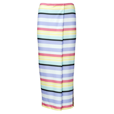 Střih Burda 5888, návod k šití: zavinovací sukně s gumou v pase