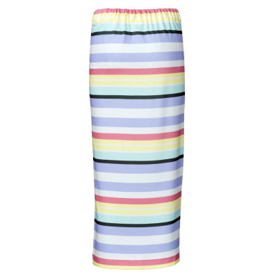 Střih Burda 5888, návod k šití: zavinovací sukně s gumou v pase