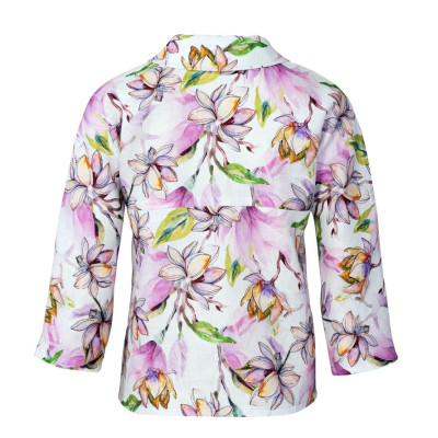 Střih Burda 5887, návod k šití: košilová halenka