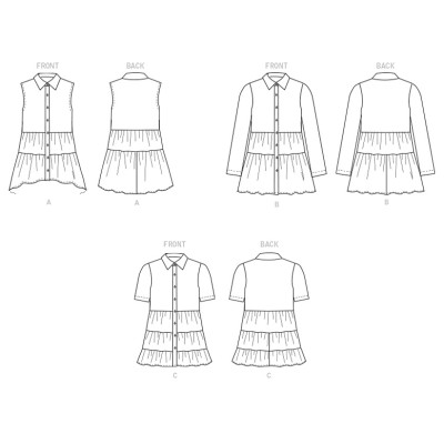 Střih Butterick 6897 košile