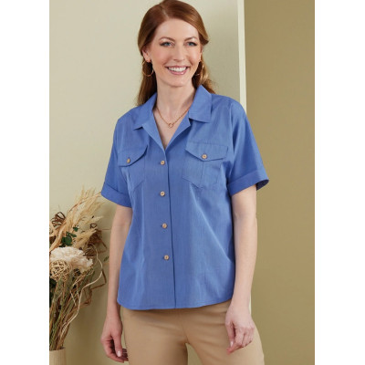 Střih Butterick 6898 volná košile