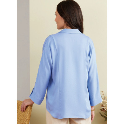 Střih Butterick 6898 volná košile