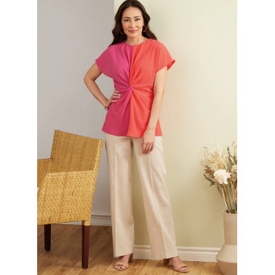 Střih Butterick 6899 halenka s twistem