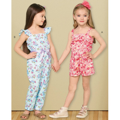 Střih Butterick 6907 dívčí overal