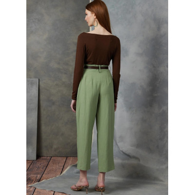 Střih Vogue 1900 kalhoty a šortky s vysokým pasem