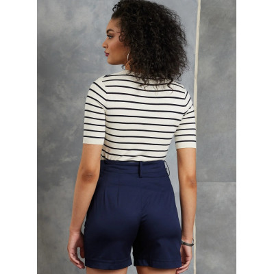 Střih Vogue 1900 kalhoty a šortky s vysokým pasem