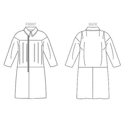 Střih Vogue 1911 kabát, Guy Laroche