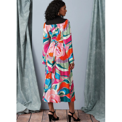 Střih Vogue 1921 empírové šaty