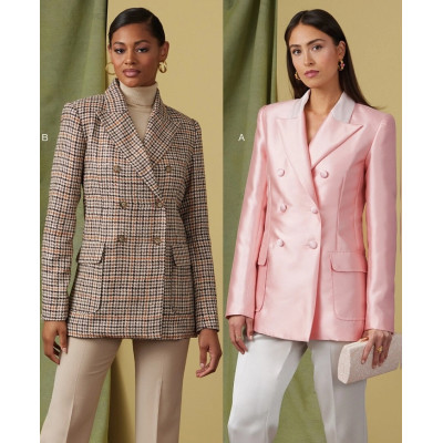 Střih Vogue 1927 dvouřadé sako