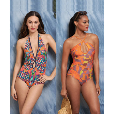 Střih Vogue 1894 dámské jednodílné plavky