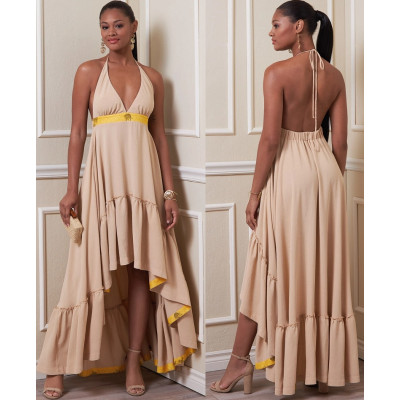 Střih Vogue 1881 empírové šaty za krk, Júlio César