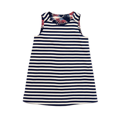 Střih Burda 9238, návod k šití: áčkové šaty pro dívky