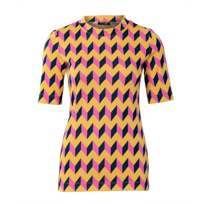 Střih Burda 5876, návod k šití: tričko s dlouhým rukávem