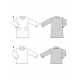 Střih Burda 5866, návod k šití: tričkové šaty, dlouhé tričko s rolákem
