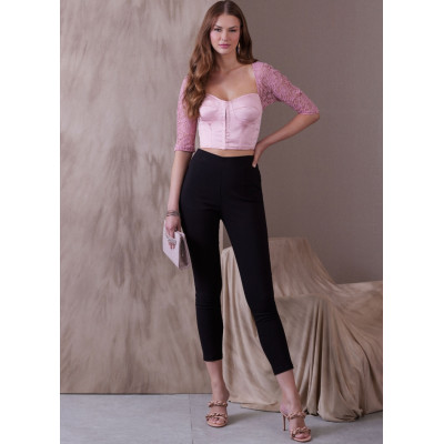 Střih Vogue 1938 korzetový top, korzet