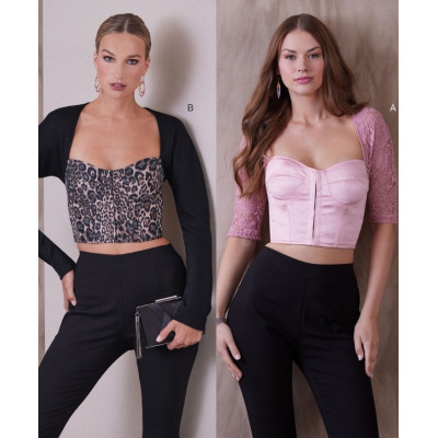 Střih Vogue 1938 korzetový top, korzet