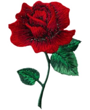 Nažehlovačka růže, nažehlovací obrázek Monoquick