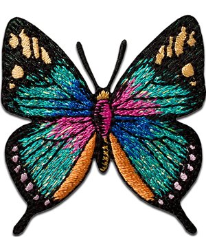 Nažehlovací obrázek motýl 4,8 x 4,5 cm Monoquick