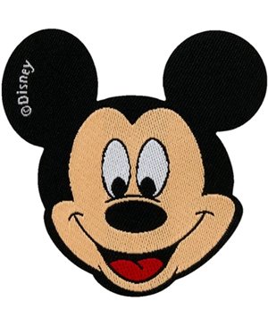 Nažehlovací obrázek Mickey Mouse licence Disney 6,5 x 7,5 cm Monoquick