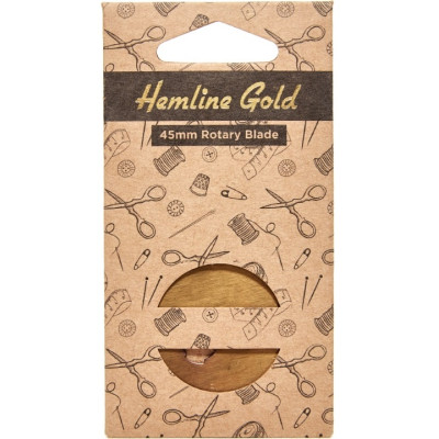 Náhradní řezací kolečko 45 mm zlaté Hemline Gold