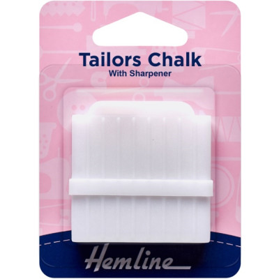 Krejčovská křída bílá s brusičem Hemline