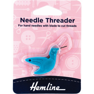 Navlékač jehel s odstřihávačem nití "Ptáček" Hemline