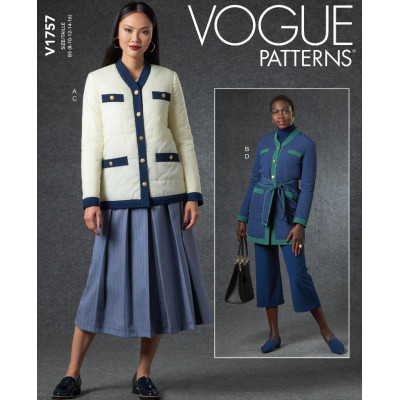 Střih Vogue 1769 košile s vázačkou, košile, plastron