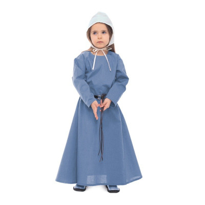 Střih Burda číslo 9473 dětské středověké šaty, čepec