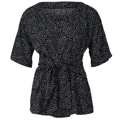 Střih Burda 5843, návod k šití: halenka, tričko se zavazováním