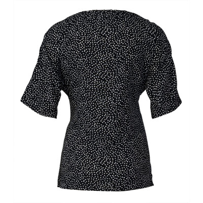 Střih Burda 5843, návod k šití: halenka, tričko se zavazováním