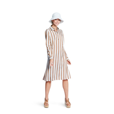 Střih Burda 5826, návod k šití: košilové šaty, zavinovací košilové šaty