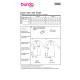 Střih Burda 5826, návod k šití: košilové šaty, zavinovací košilové šaty