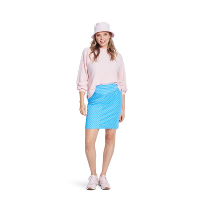 Střih Burda 5825, návod k šití: úzká sukně s tvarujícím pasem, mini sukně