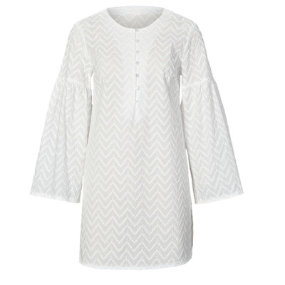 Střih Burda 5822, návod k šití: tunikové šaty s knoflíky, tunika