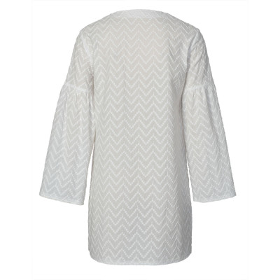 Střih Burda 5822, návod k šití: tunikové šaty s knoflíky, tunika