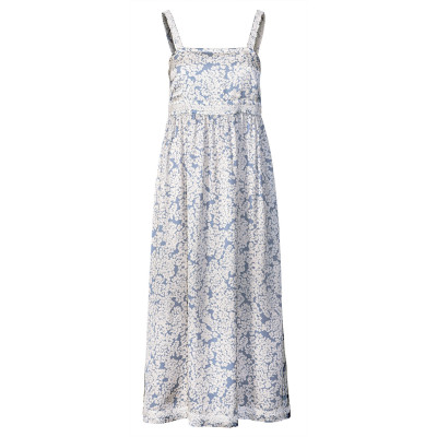 Střih Burda 5821, návod k šití: empírové šaty na ramínka, maxi šaty