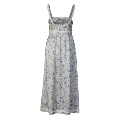 Střih Burda 5821, návod k šití: empírové šaty na ramínka, maxi šaty