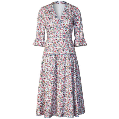 Střih Burda 5820, návod k šití: pouzdrové šaty, šaty s volánky, boho šaty