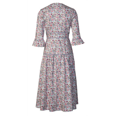 Střih Burda 5820, návod k šití: pouzdrové šaty, šaty s volánky, boho šaty