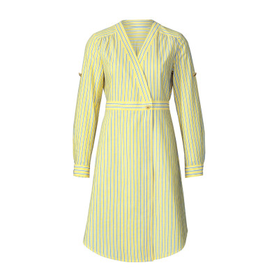 Střih Burda 5819, návod k šití: zavinovací šaty