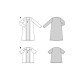 Střih Burda 5818, návod k šití: tričkové šaty, tričko, kardigan, kabátek, twin-set