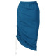 Střih Burda 5811, návod k šití: sukně s gumou v pase a stahováním na boku, mini sukně