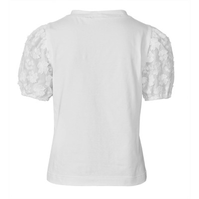 Střih Burda 5809, návod k šití: tričko s balonovými rukávy